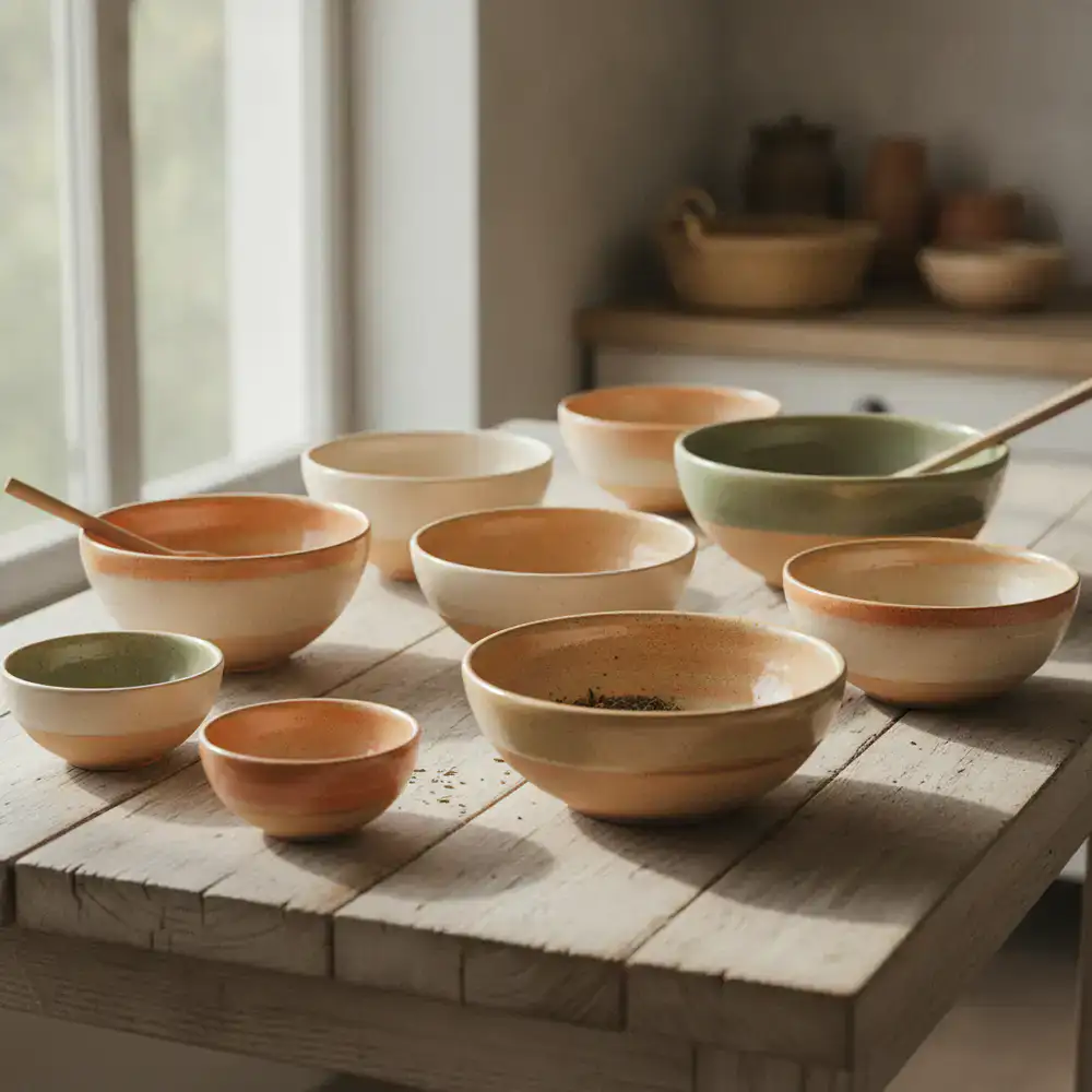 Ceramic bowls